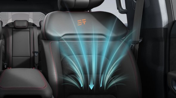 JETOUR Т2 Вентиляція переднього ряду сидінь JETOUR Т2 Вентиляція переднього ряду сидінь