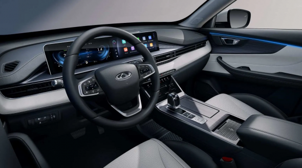 Chery TIGGO 4 Багатофункціональне шкіряне кермо Chery TIGGO 4 Багатофункціональне шкіряне кермо