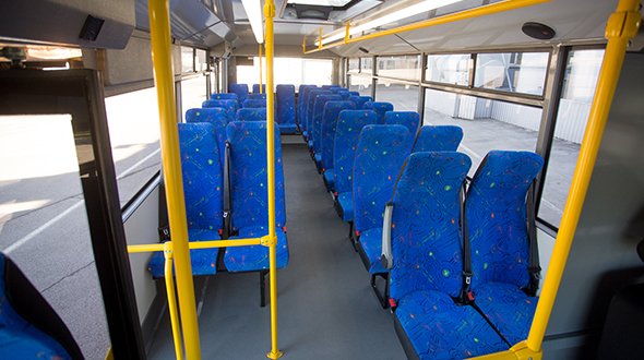 ЗАЗ A08 Салон автобуса ЗАЗ A08 Салон автобуса